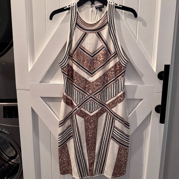 Express sequin dress - Picture 1 of 5